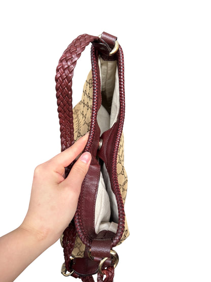 Gucci Marrakech Hobo GG Canvas Medium