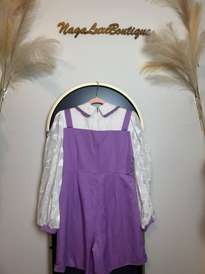 D10 👗Pre Owned Lavender Bunny Dress (All Sale are Final)
