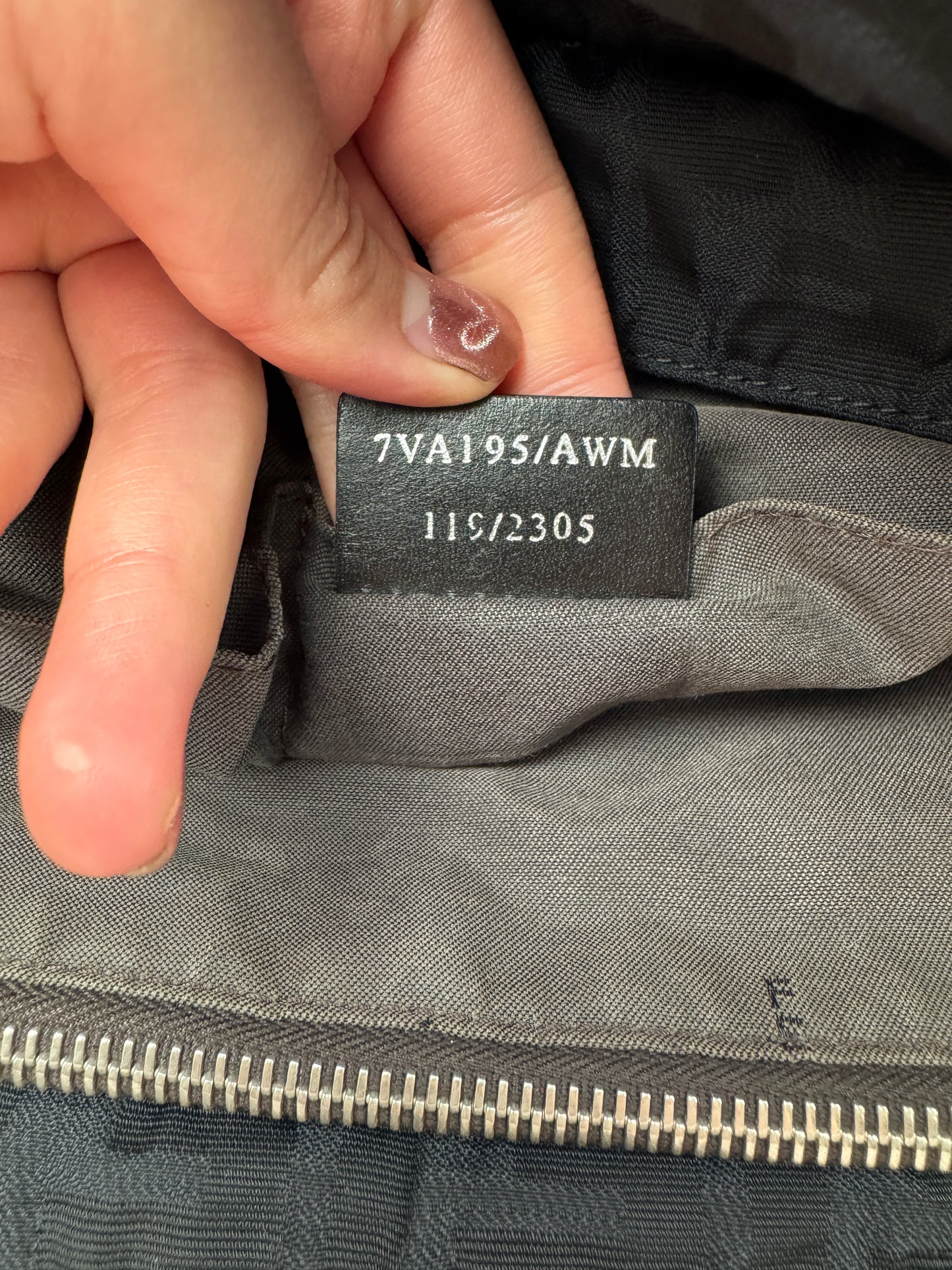 Fendi Zucca Flap Messenger Black