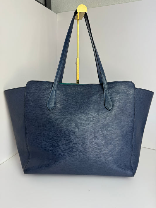 Gucci Swing Tote Leather Blue