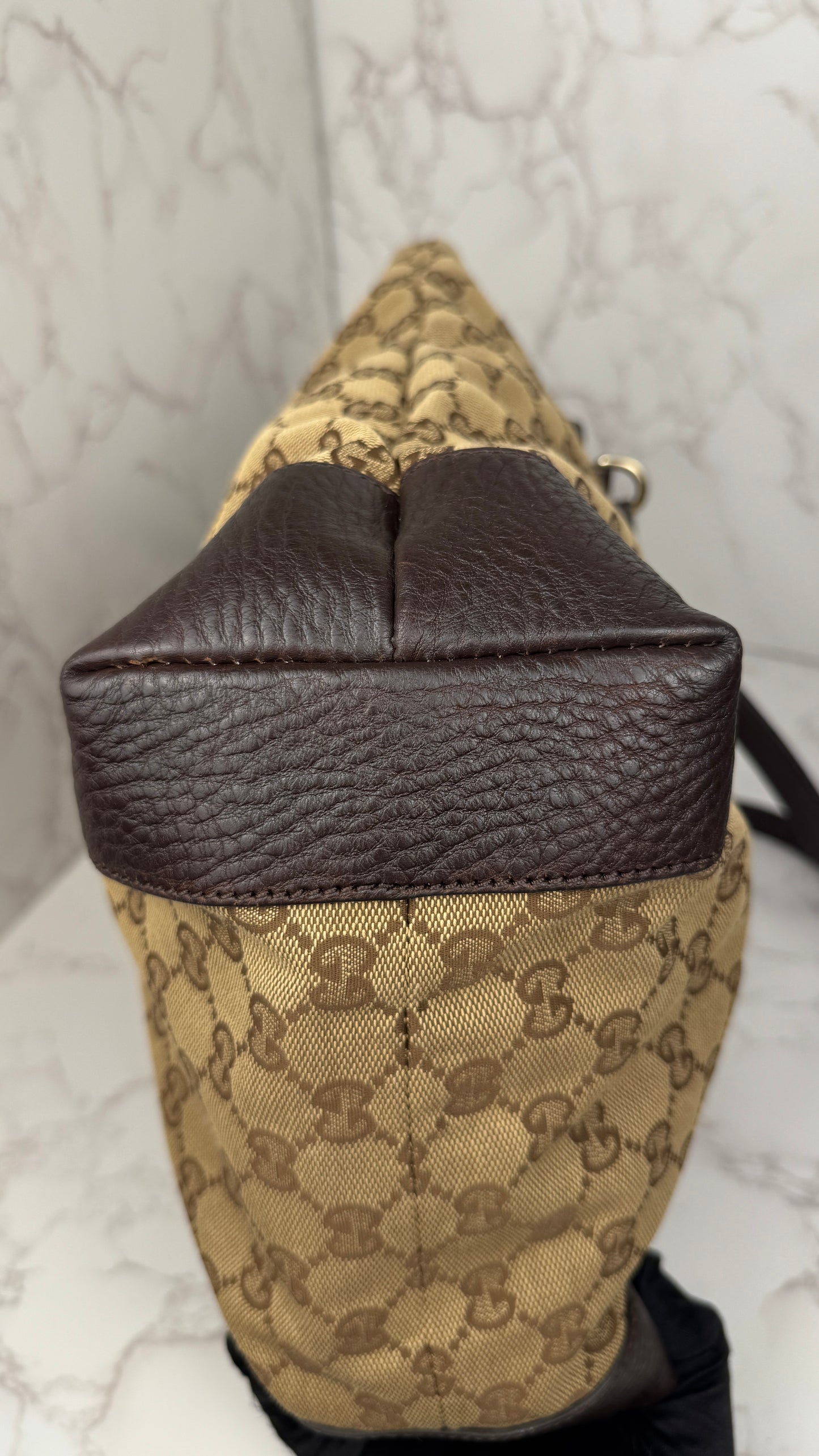 Gucci Tote GG Canvas Eclipse Brown
