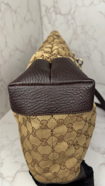Gucci Tote GG Canvas Eclipse Brown