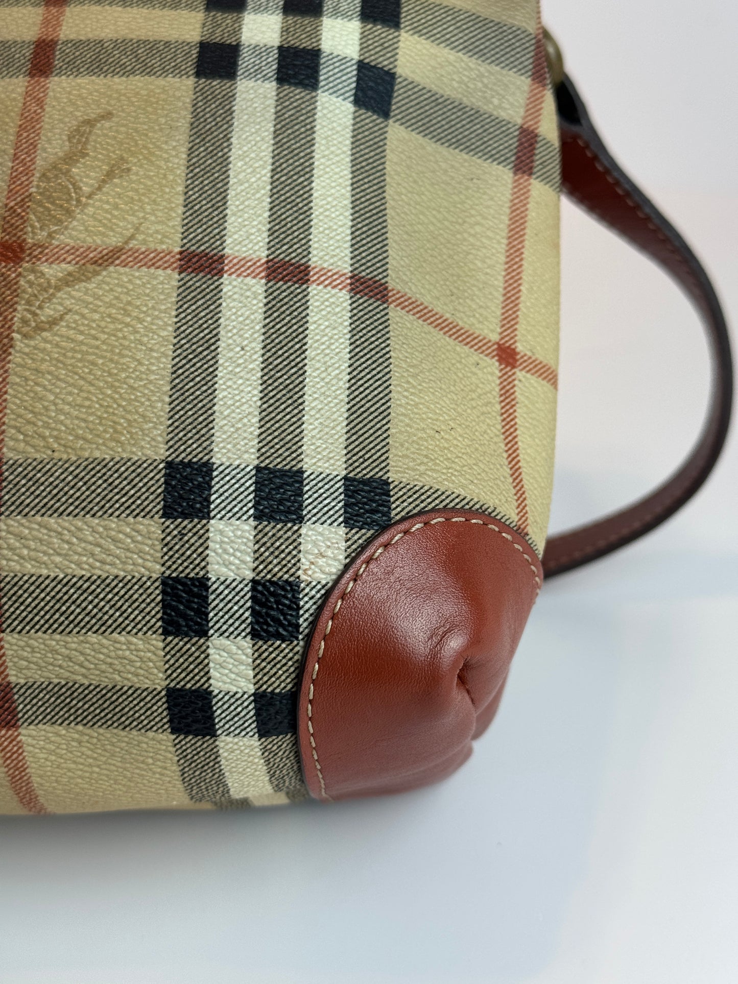 BURBERRY Haymark Check Messenger bag