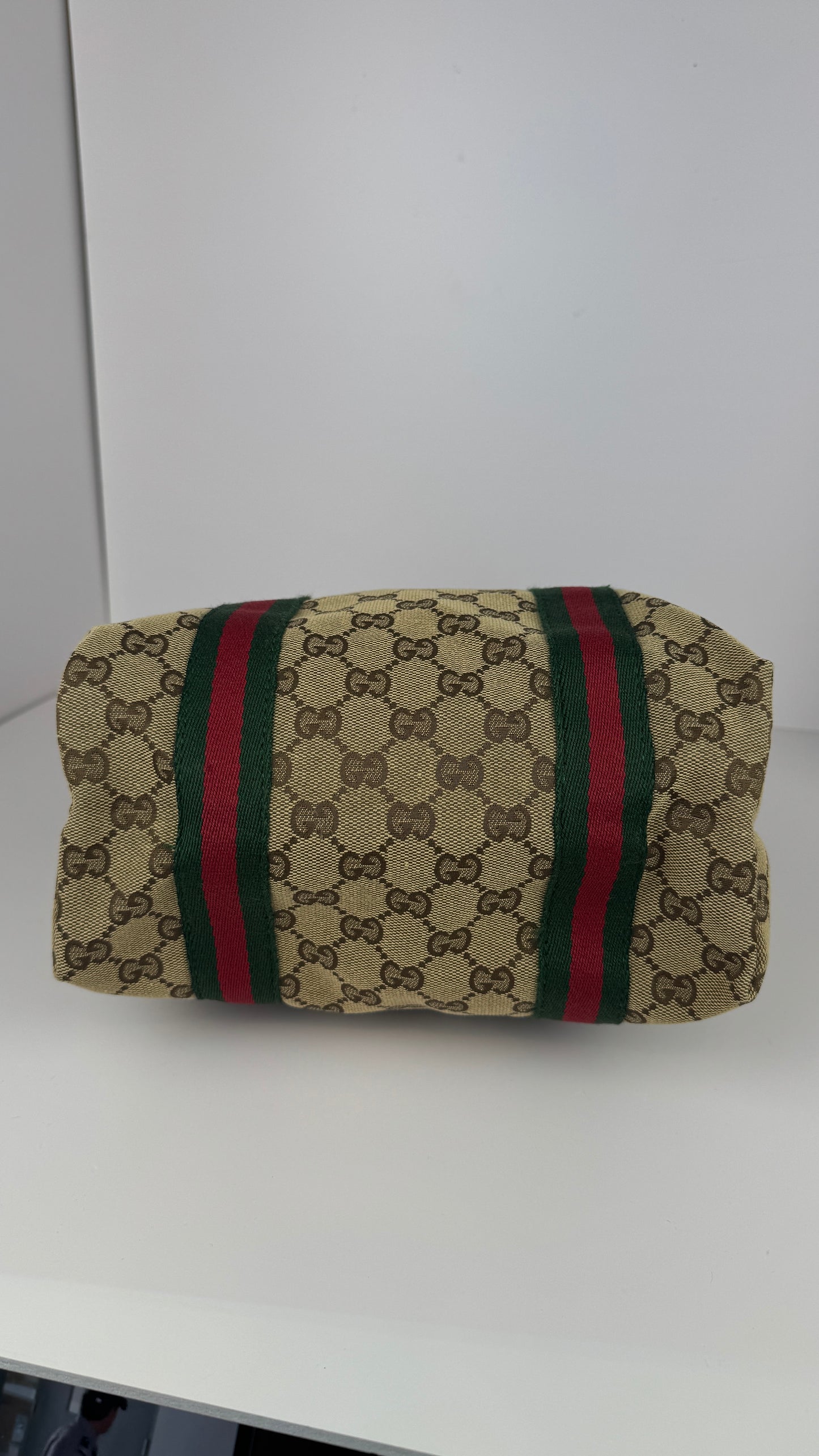 Gucci Web Tote GG Canvas  Brown