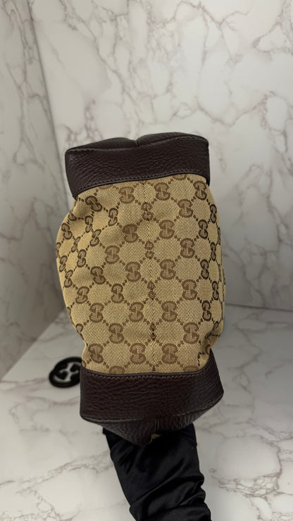 Gucci Tote GG Canvas Eclipse Brown
