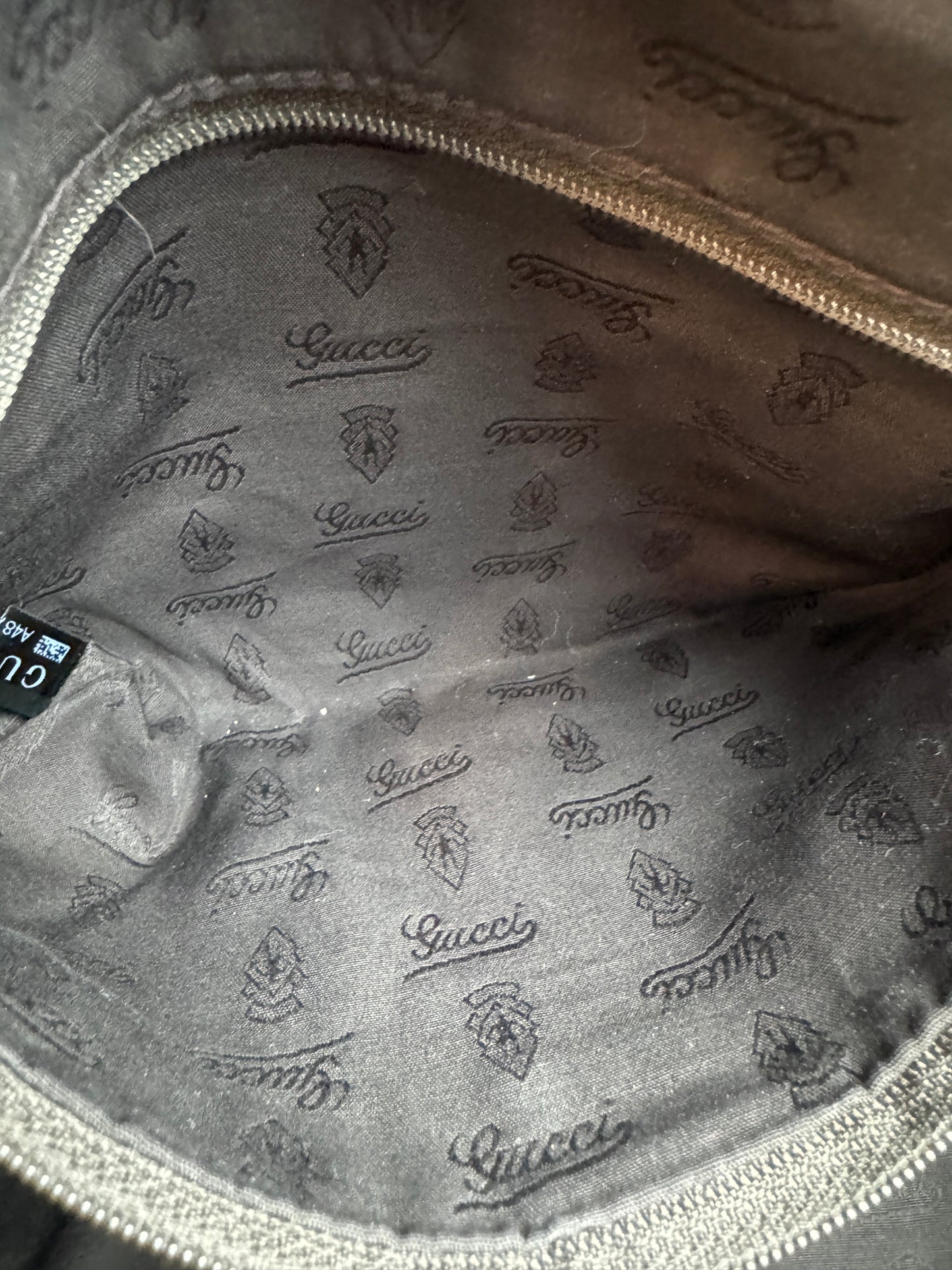 Gucci Sukey Boston GG Canvas White