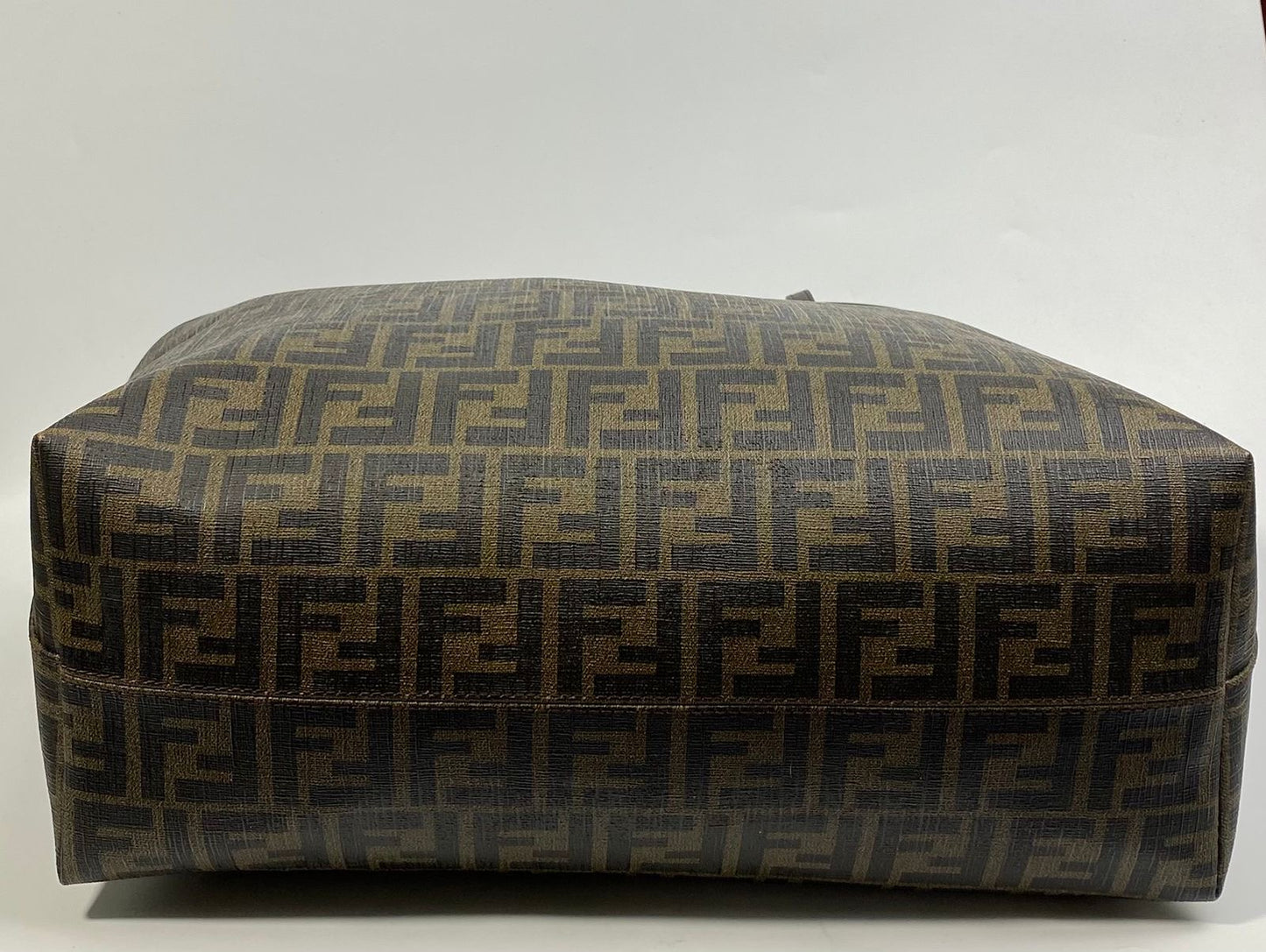 Fendi Roll Tote Zucca Coated Canvas Medium
