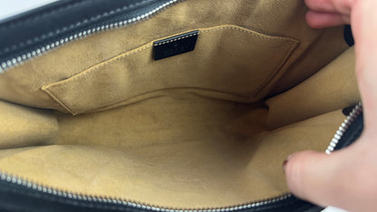 Gucci Clutch GG Supreme Pouch Web Ophiadia Dark