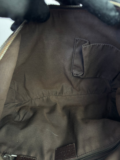 GUCCI Web Halfmoon GG Canvas