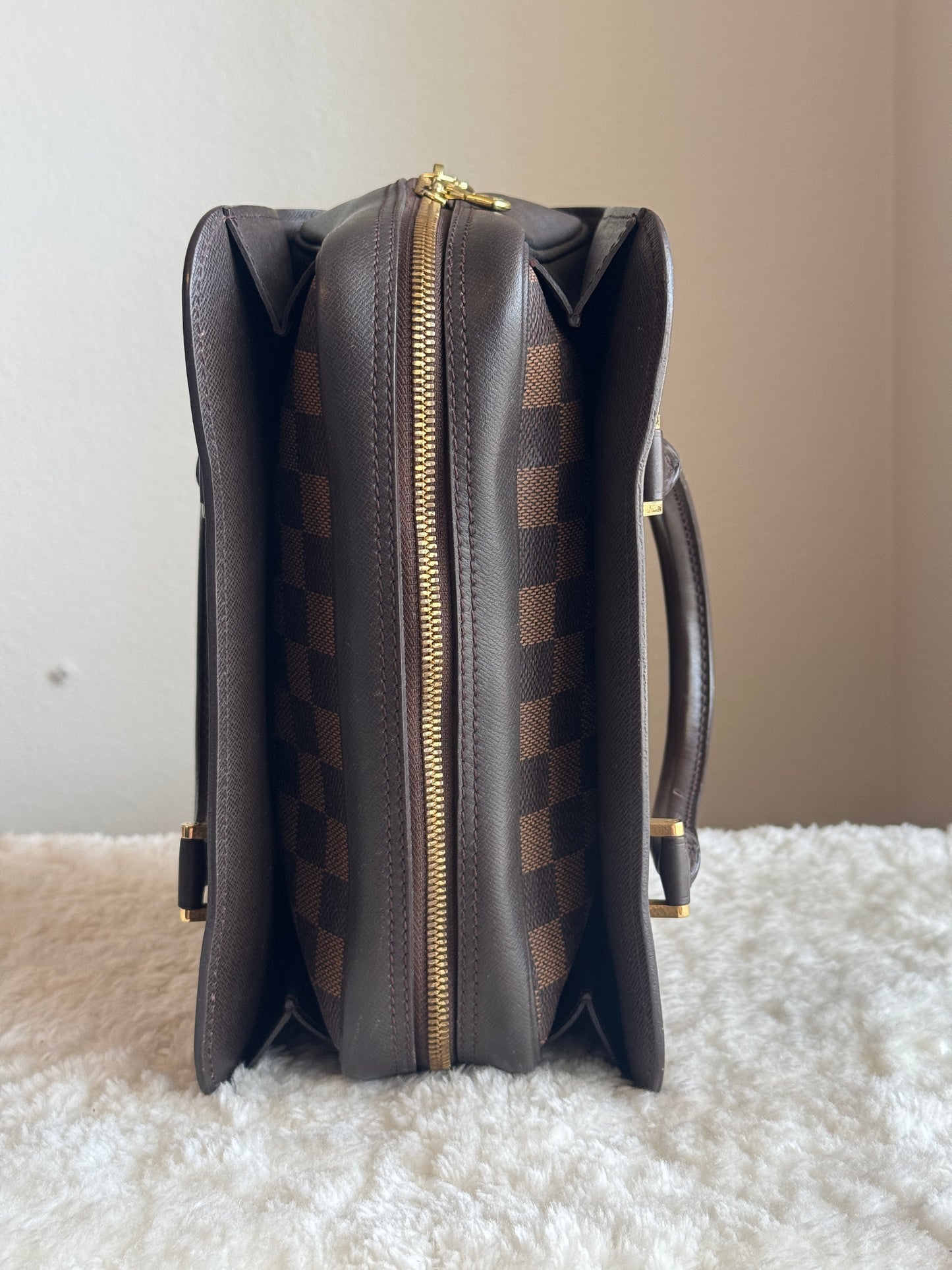 LOUIS VUITTON Triana Ebene Damier Bag