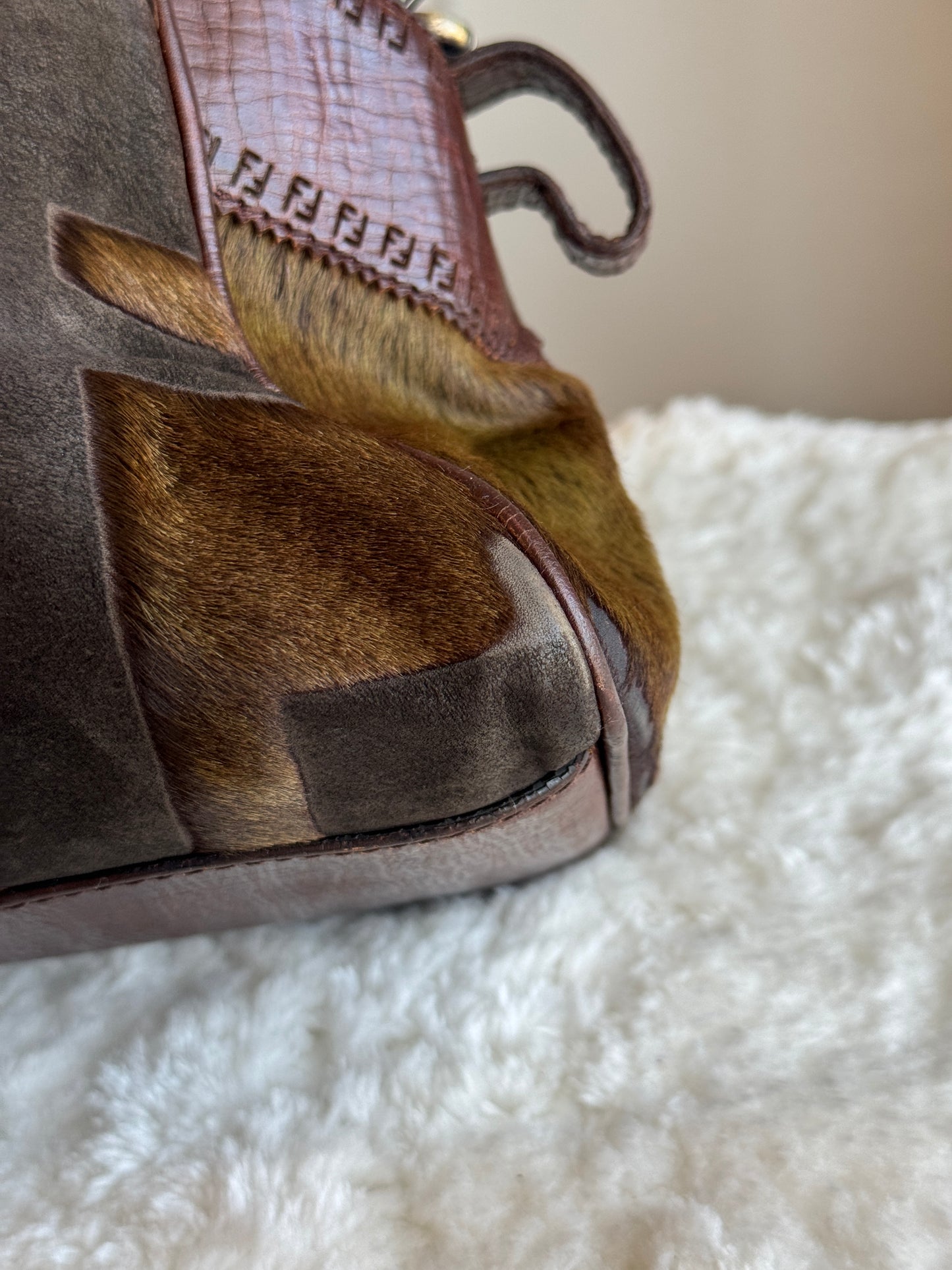 FENDI Du Jour Pony Hair Medium