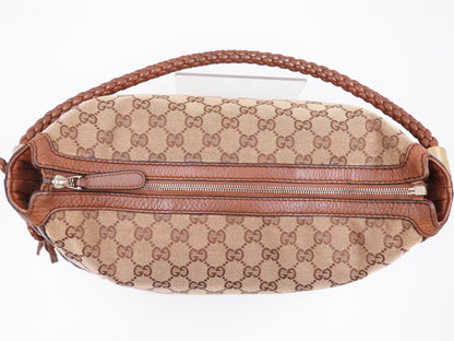 Gucci Bella Hobo GG Canvas Brown