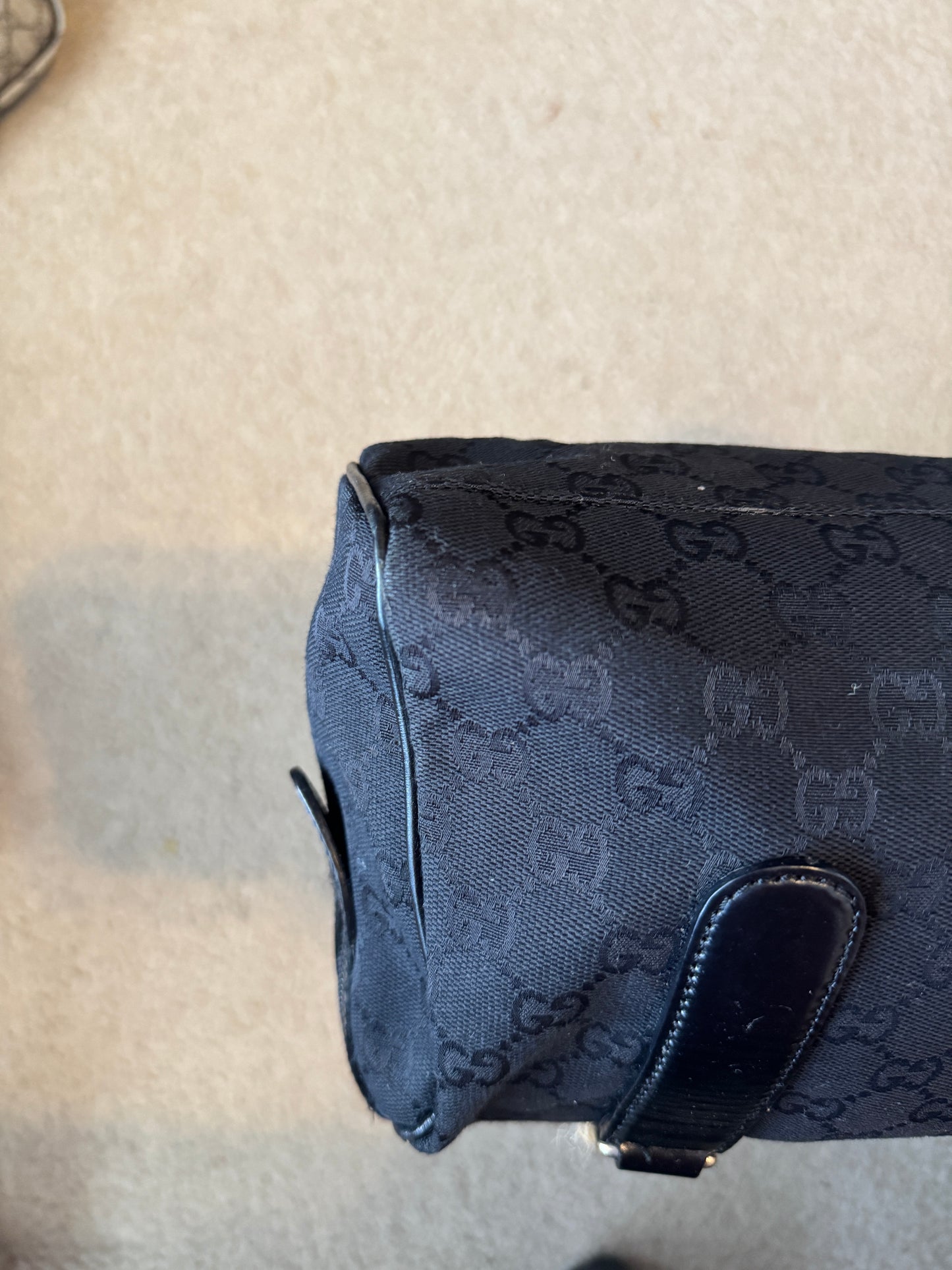 Gucci boston GG canvas Black