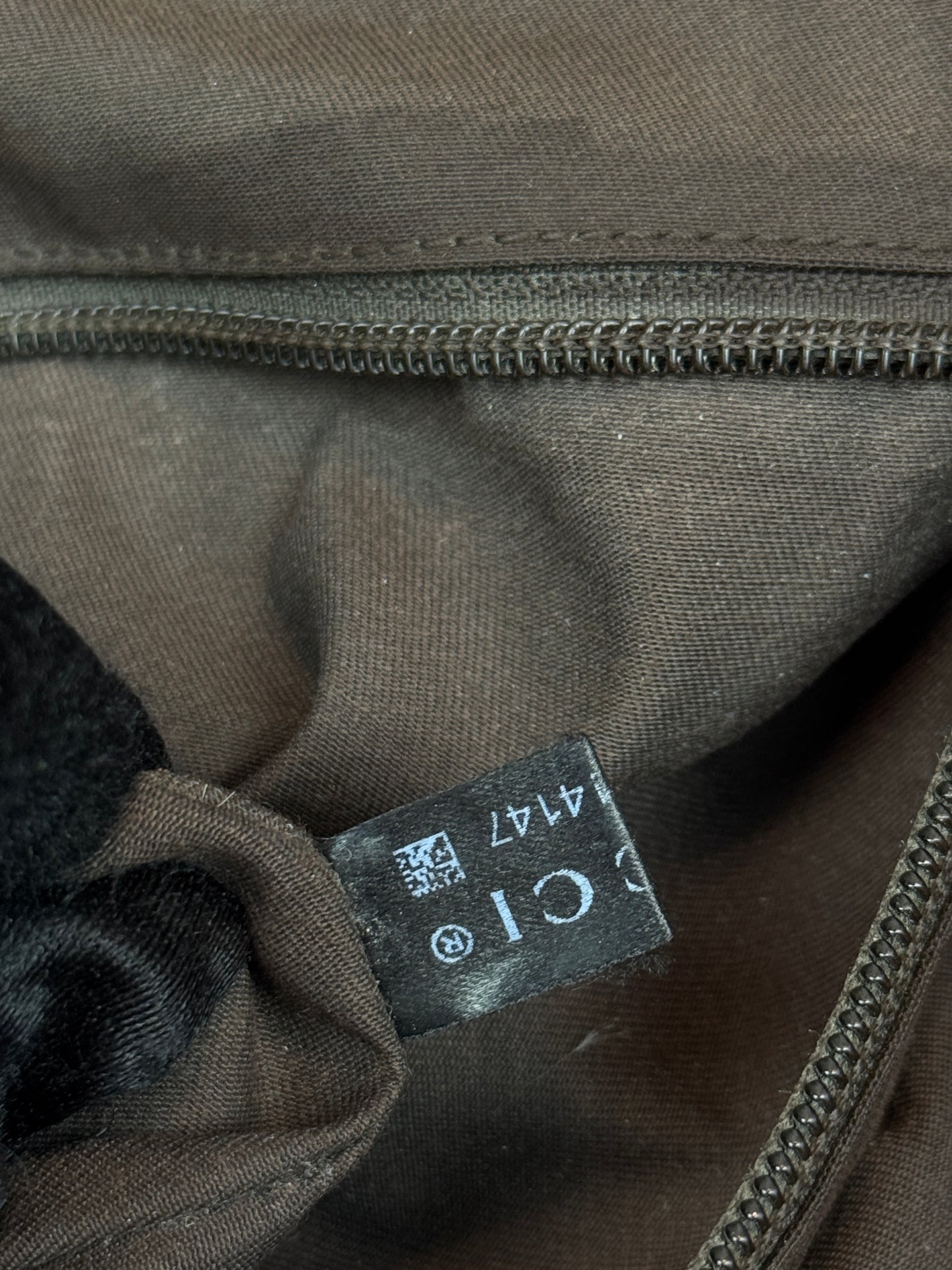 GUCCI Web Flap messenger GG Canvas Brown