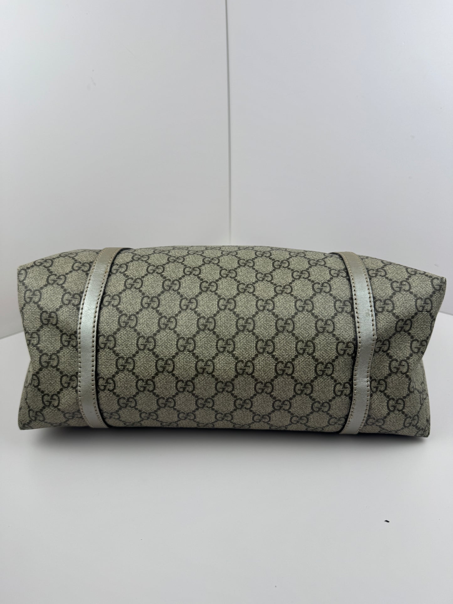 Gucci shopping Coated Canvas Grey
