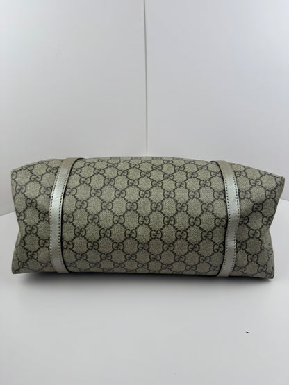 Gucci shopping Coated Canvas Grey