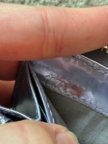 Miumiu Wallet Blue patent leather