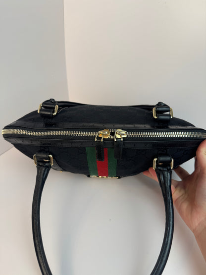 Gucci Web Stripe Interlocking logo GG Canvas