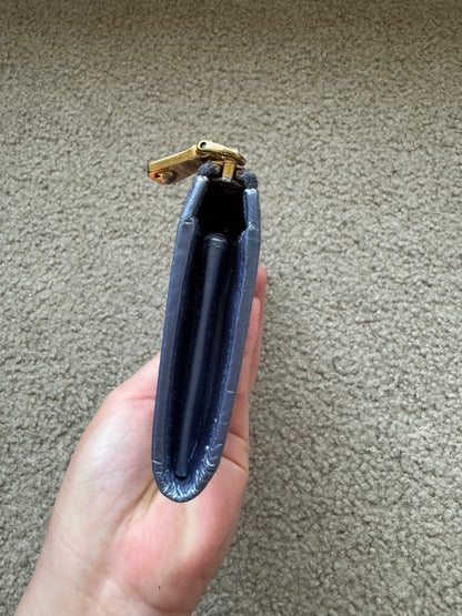 Miumiu Wallet Blue patent leather