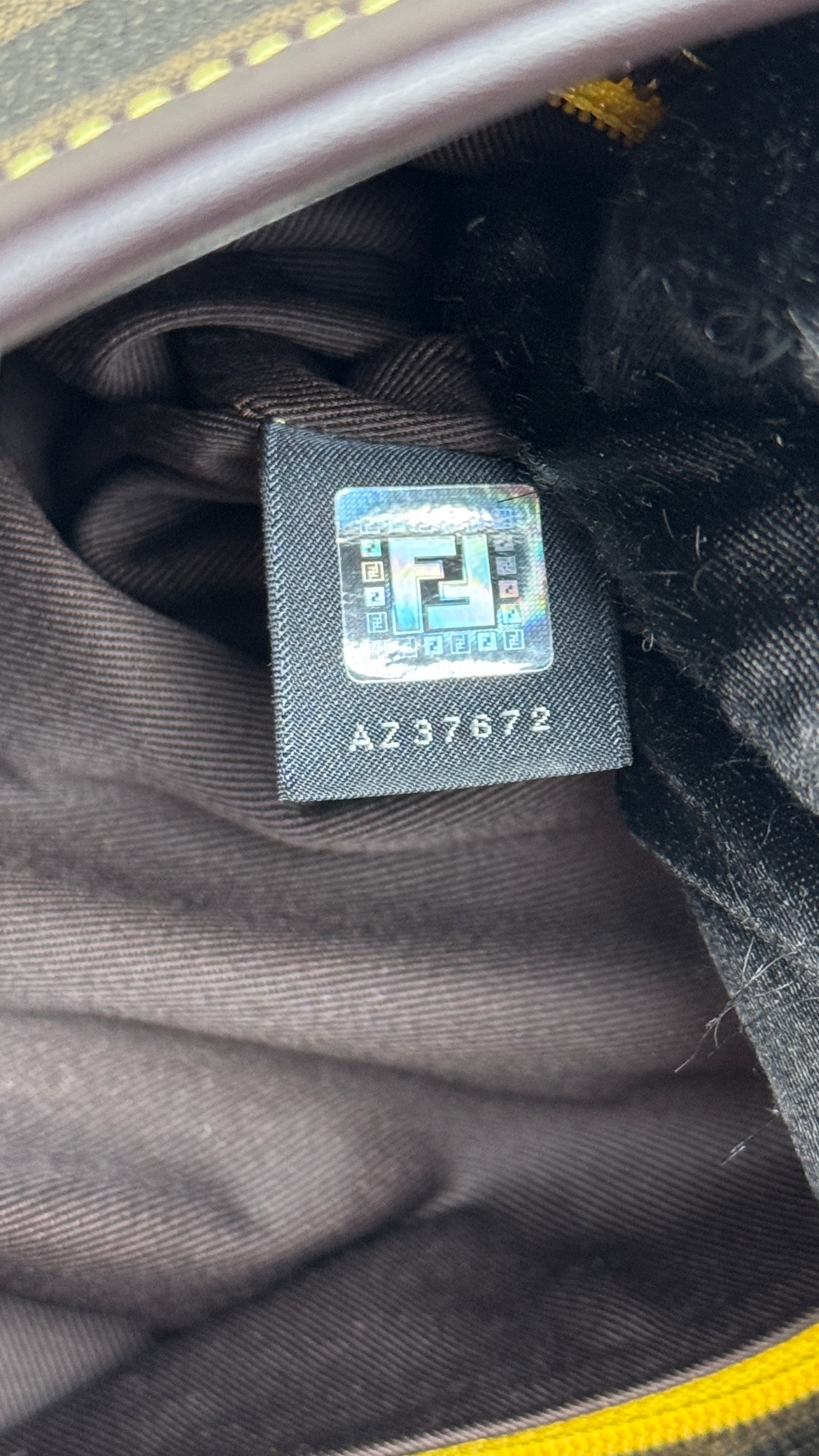 Fendi Zucca Canvas Tot Bag