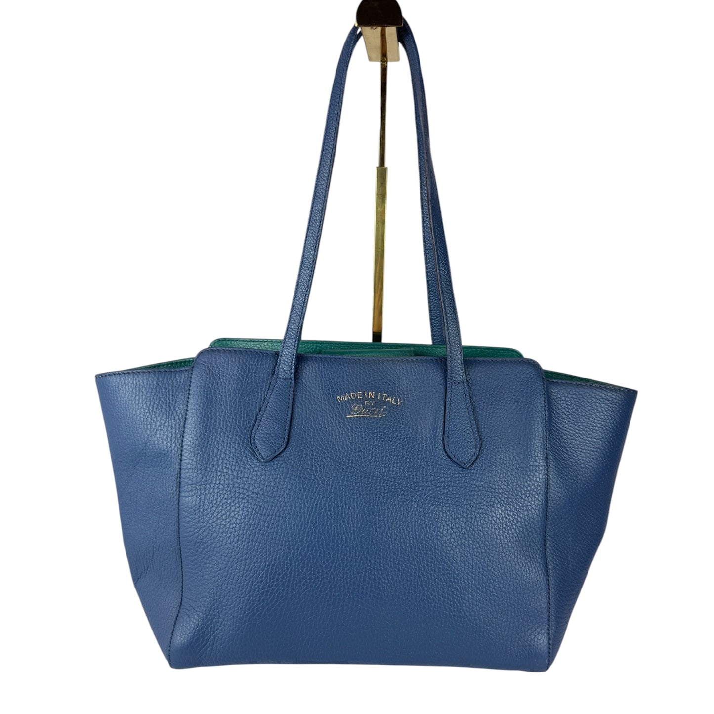 Gucci Swing Tote Leather Blue
