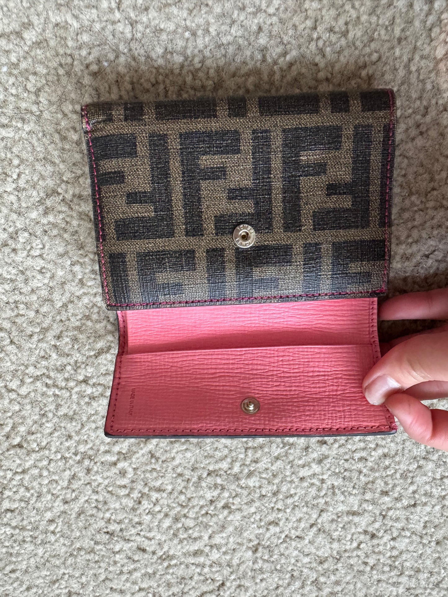 Fendi wallet compact FF