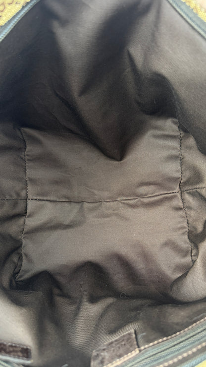 Gucci Web Zip Tote GG Canvas