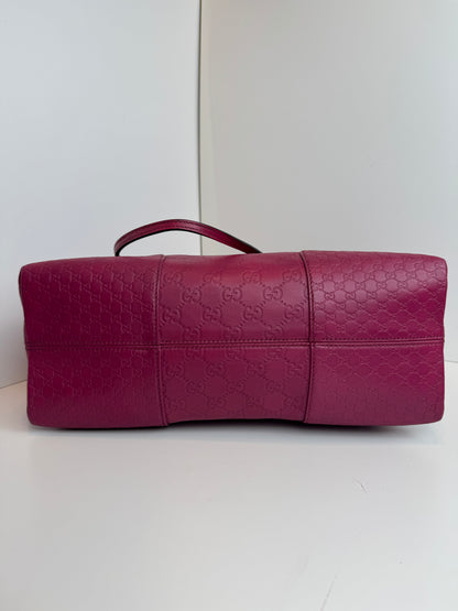 GUCCI Bree Shoulder Leather Pink