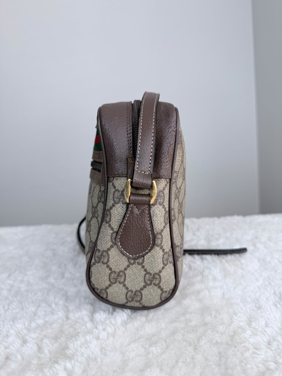 GUCCI GG Supreme Ophidia Coated Canvas Crossbody