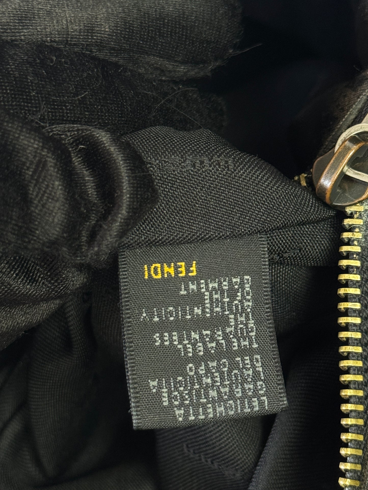 FENDI Vintage Shopping Tote Zucchino Canvas Small