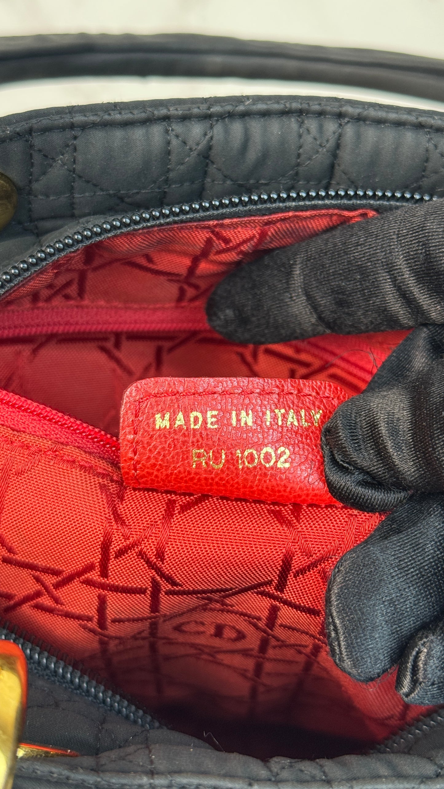 Christian Dior Lady Dior Quilted Tote Bag (Vintage)