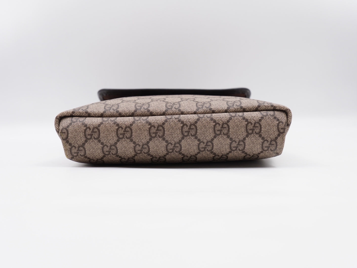 Gucci Flap GG Supreme Crossbody Coated Canvas