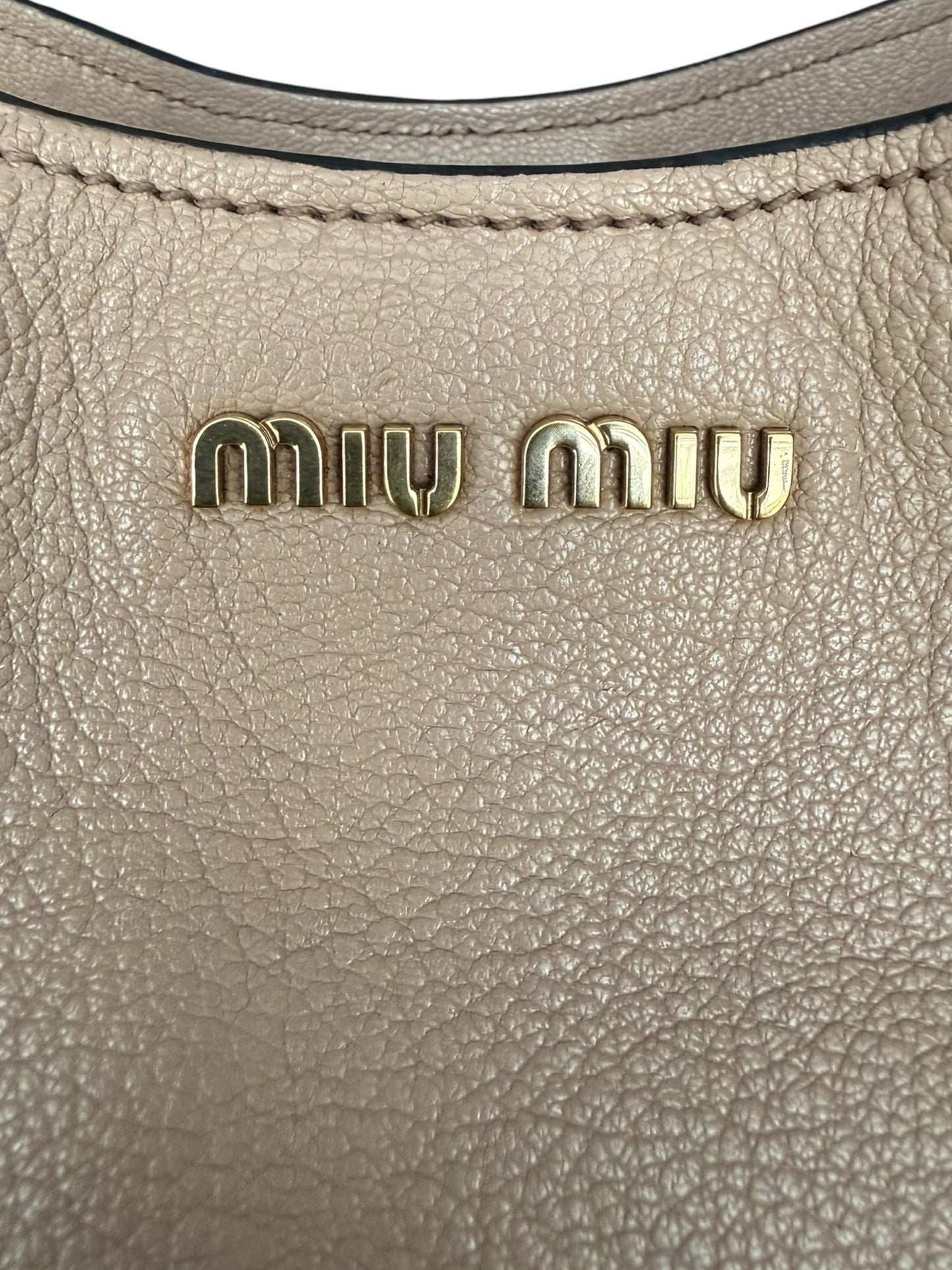Miumiu Top handle Leather Pink