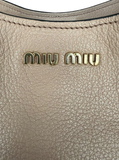 Miumiu Top handle Leather Pink