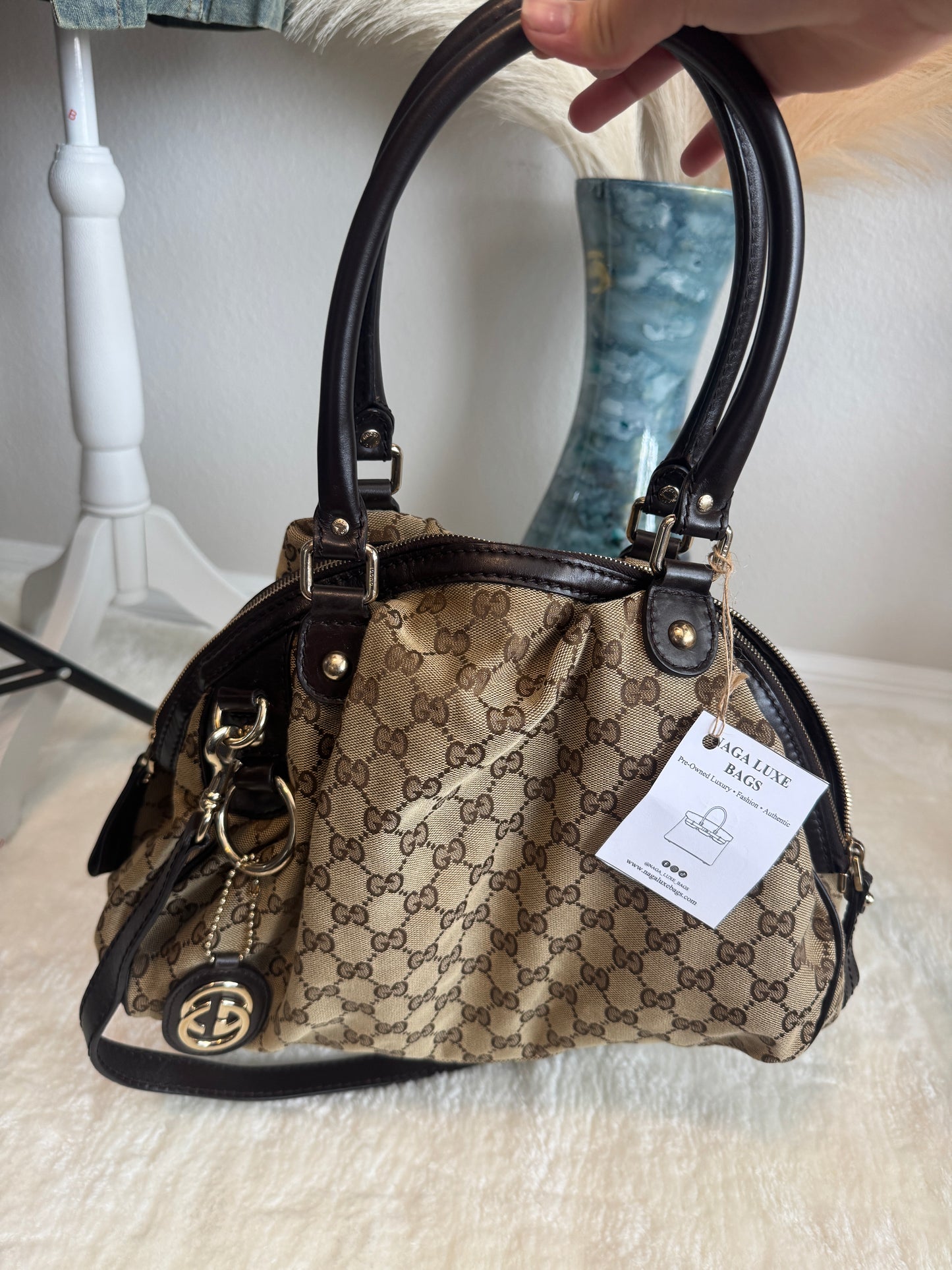 Gucci Boston sukey GG Canvas