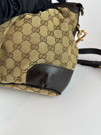 GUCCI Sukey Crossbody With Strap GG Canvas