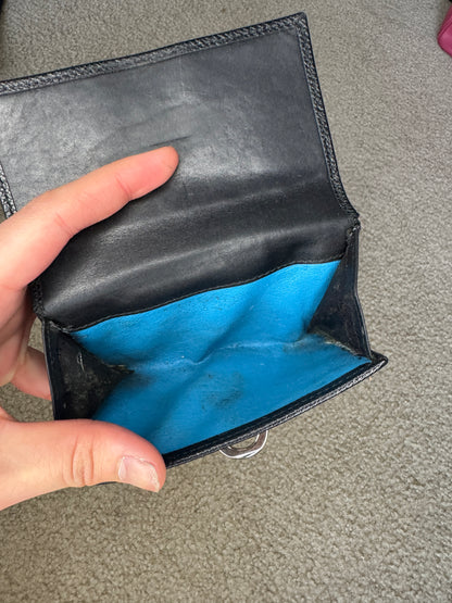 BVLGARI wallet leather Black
