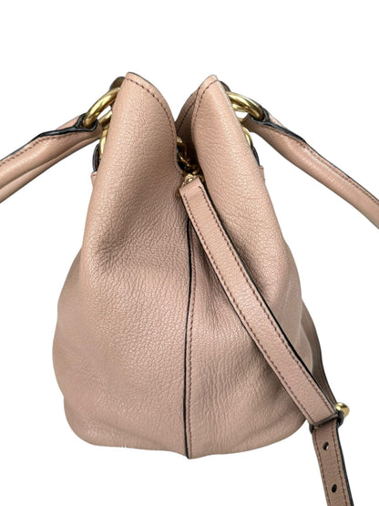 Miumiu Top handle Leather Pink