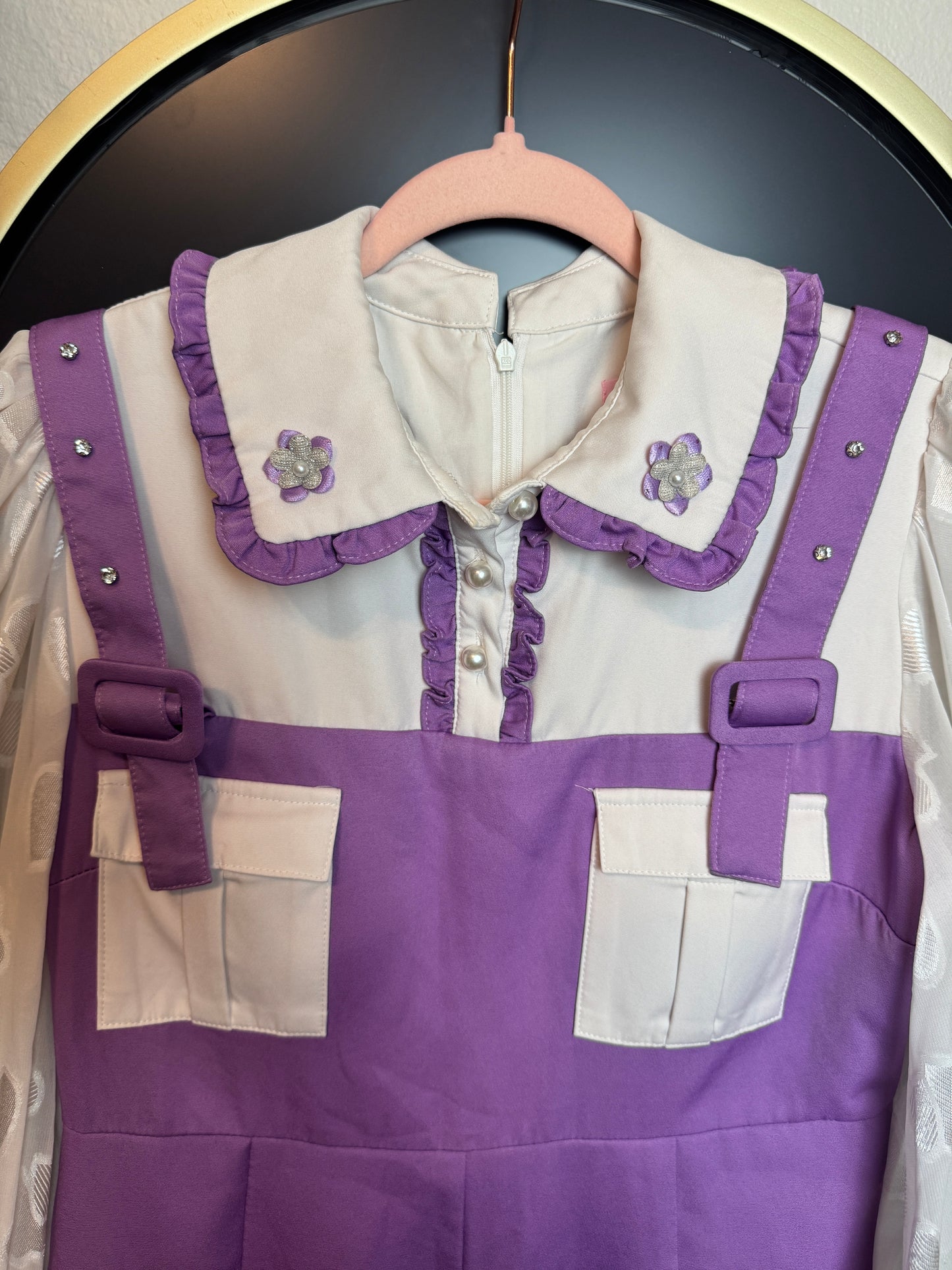 D10 👗Pre Owned Lavender Bunny Dress (All Sale are Final)