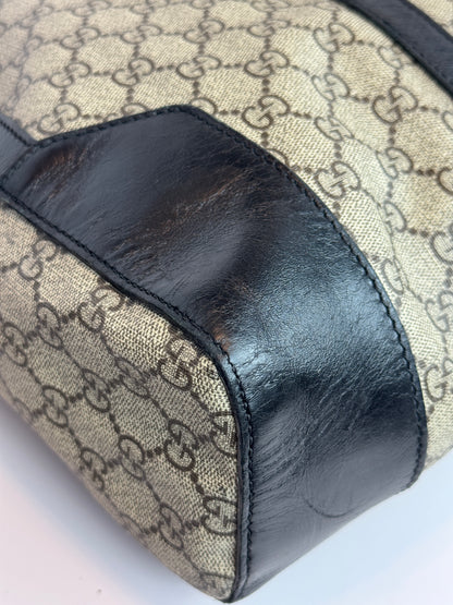 GUCCI Eden Briefcase GG Supreme Canvas Bag