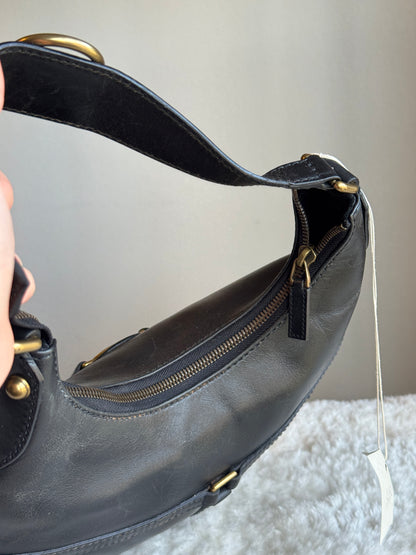 GUCCI Reins Hobo Leather Black