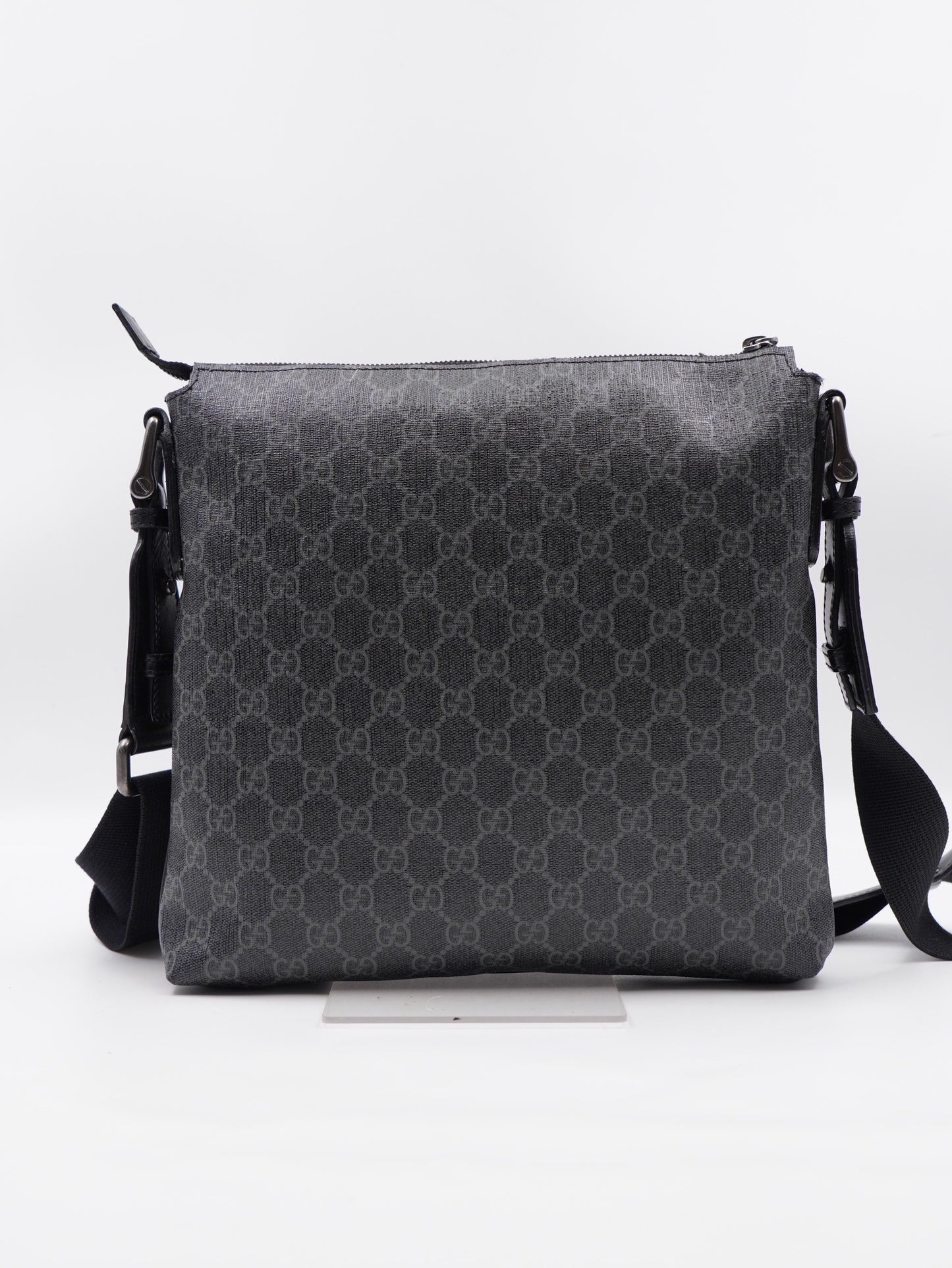 Gucci Front zip messenger Black
