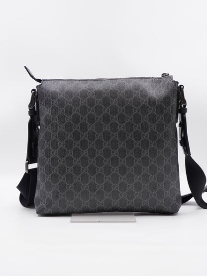 Gucci Front zip messenger Black