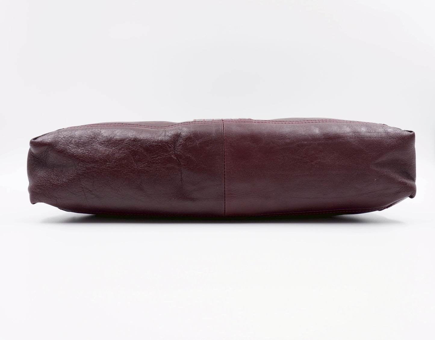 Fendi Purple Leather Maxi Baguette Flap