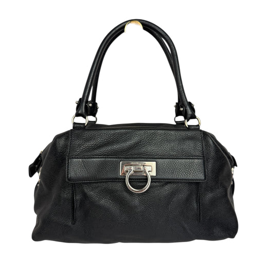 Salvatore Ferragamo Noah Gancio Lock Leather Shoulder bag