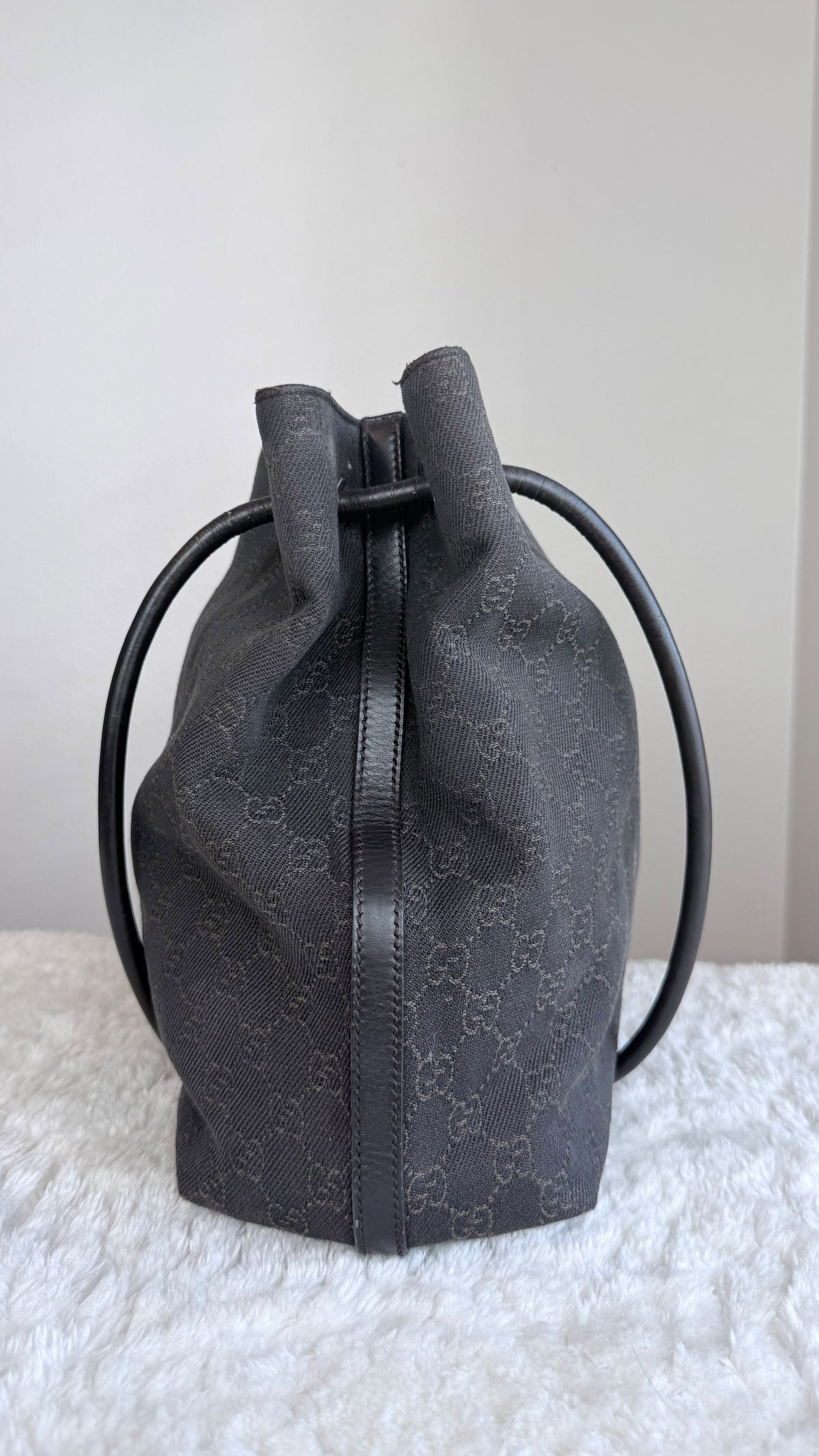 ັGUCCI Gifford Tote Danim Canvas