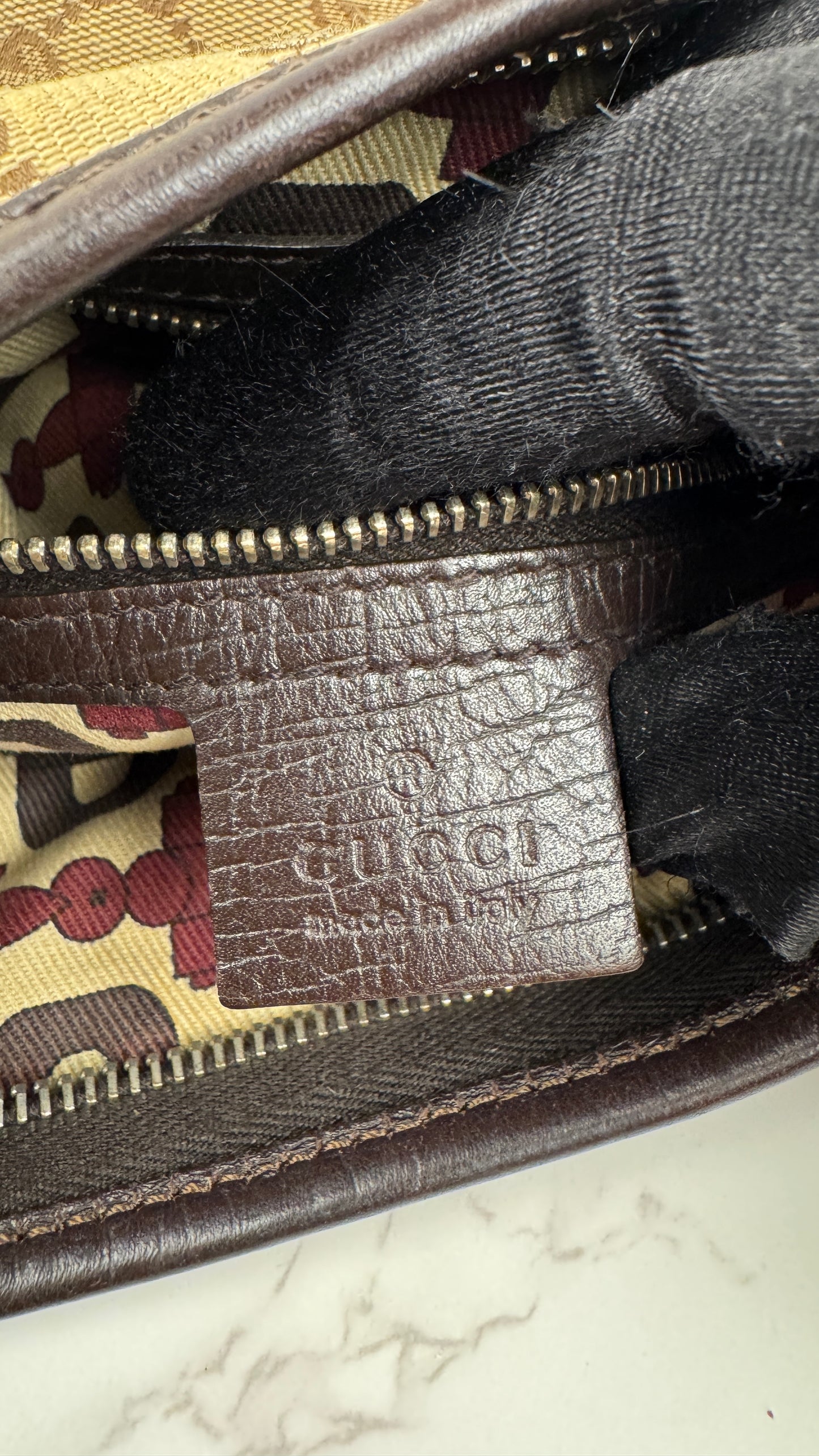 Gucci Jolicoeur GG Canvas Crossbody Brown