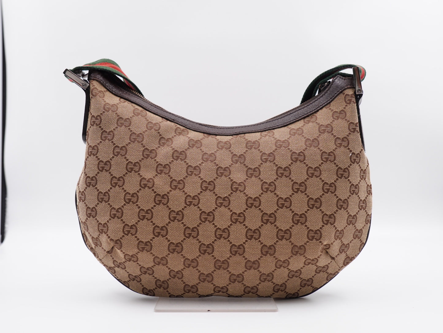 Gucci Web Halfmoon GG Canvas