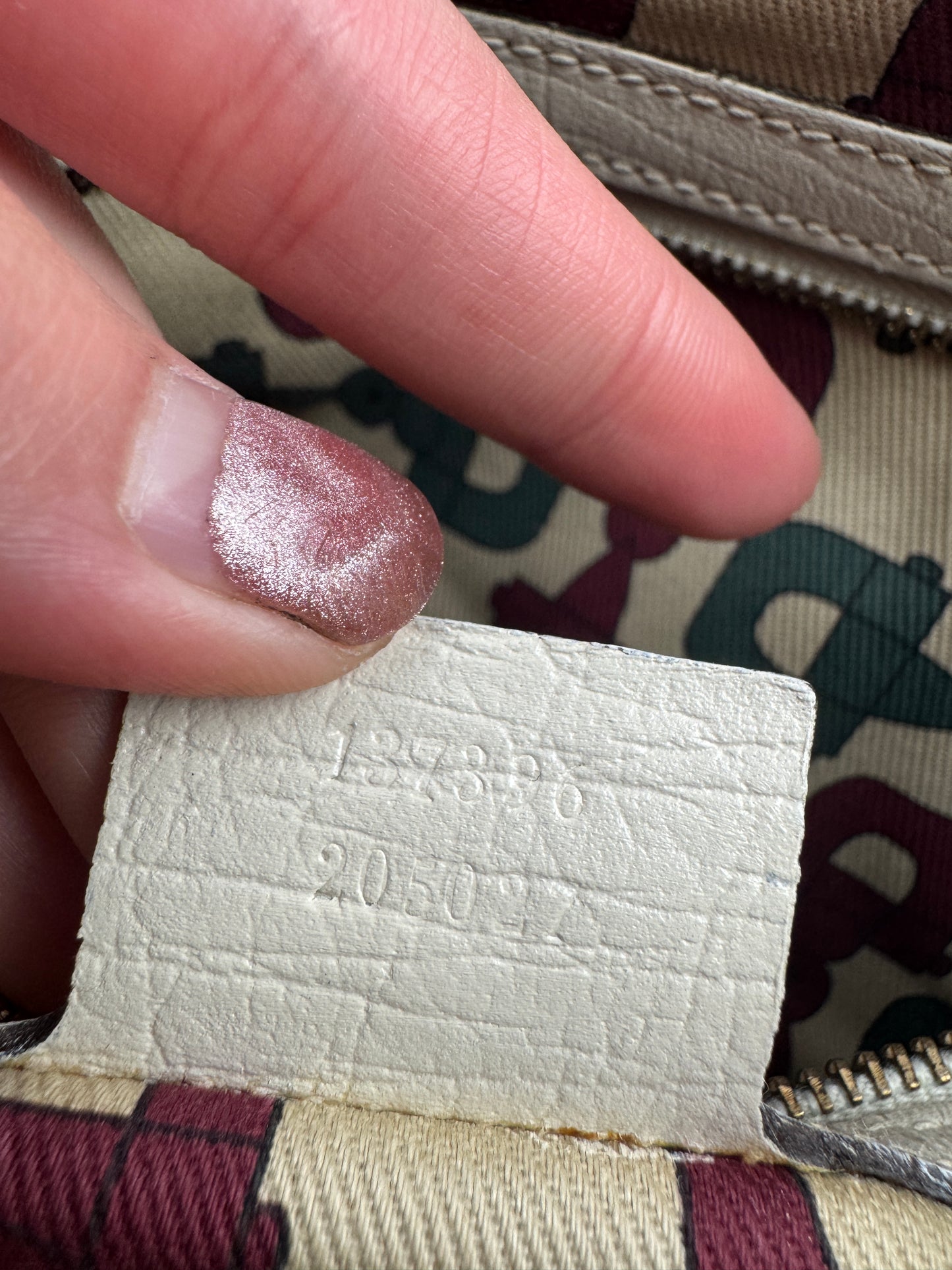 Gucci Web Tote GG Canvas White