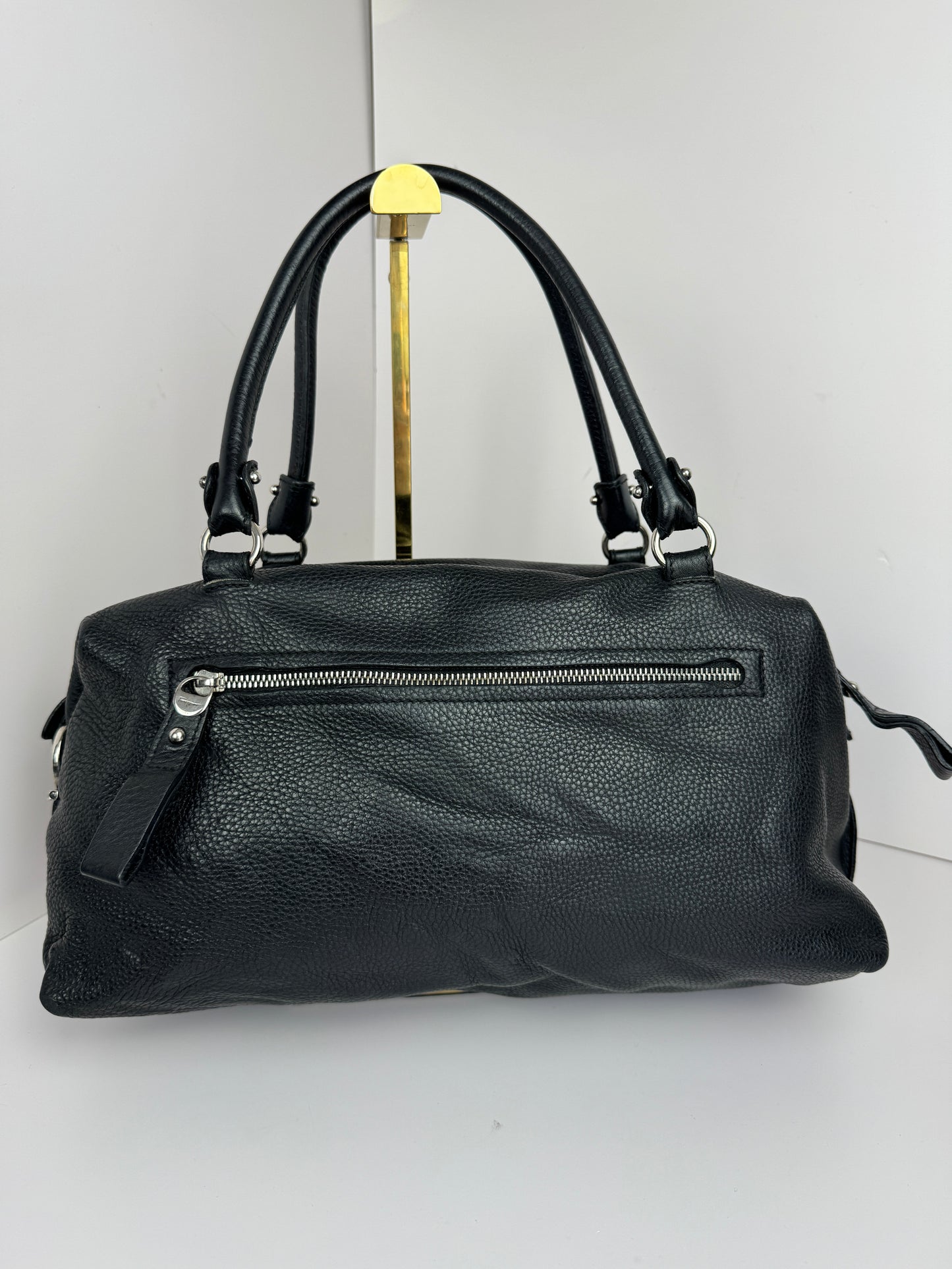 Salvatore Ferragamo Noah Gancio Lock Leather Shoulder bag